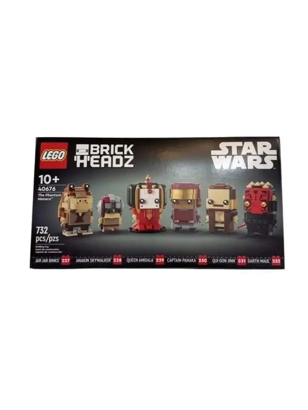 The Phantom Menace 40676 Star Wars Brick Headz Lego 732 pcs New Sealed